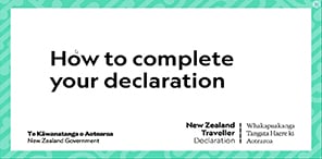 How to complete your declaration - English, Chinese, Japanese, Korean, and Te Reo Māori subtitles